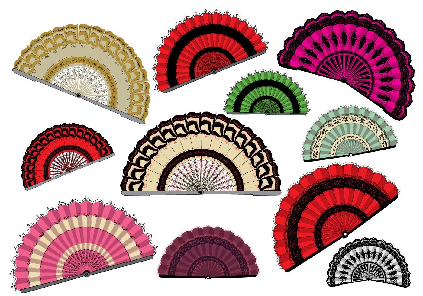 Free Spanish Fan 121535 Vector Art at Vecteezy