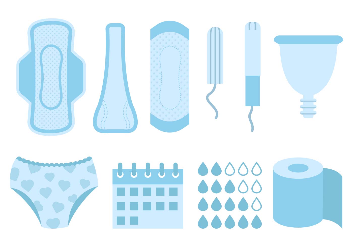 Free Feminine Hygiene Products Vector 121571 Vector Art at Vecteezy