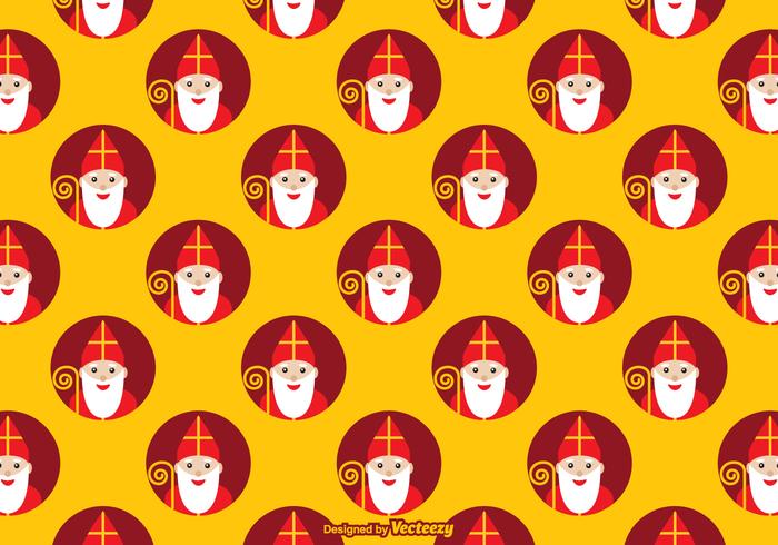 Free Sinterklaas Vector Pattern