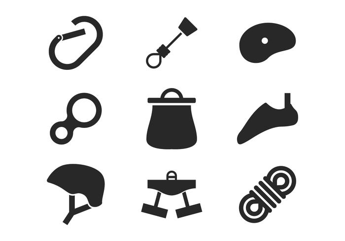 Climbing Icons vector