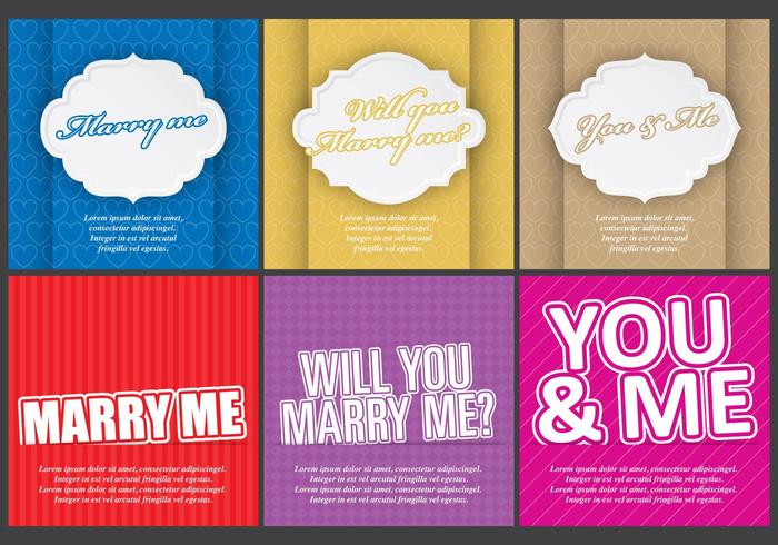 Love Templates vector