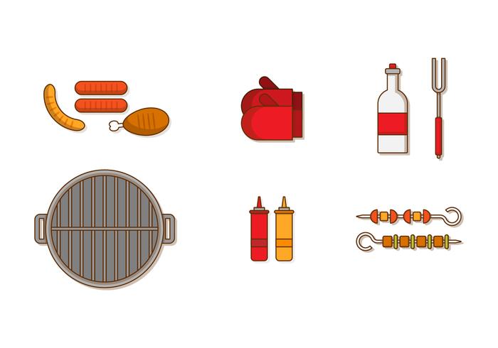 Brochette Vector Set 