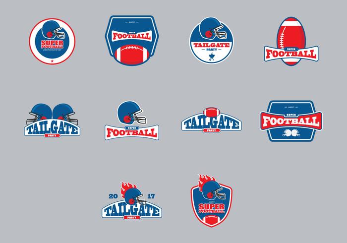 Tailgate Emblem Icon Set Tailgate Emblem Icon Set