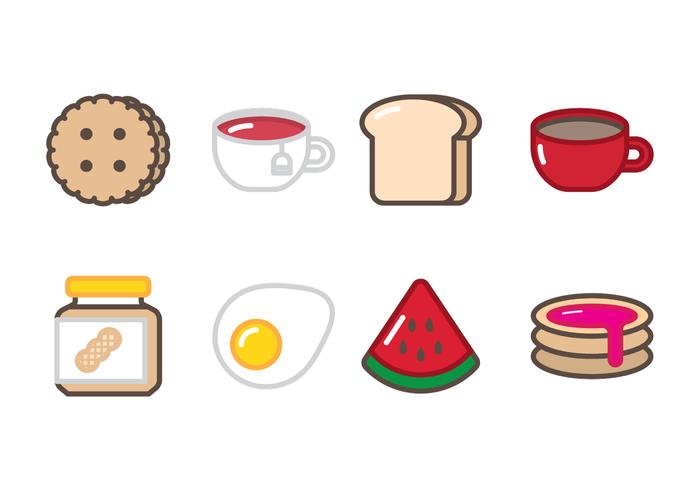 Icono de desayuno vector