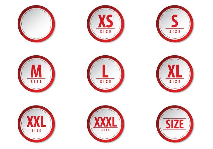 Download Free Clothing Size Label Vectors - Download Free Vectors ...