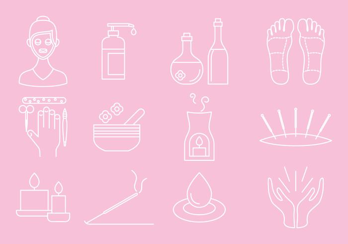 Health And Beauty Icons vector