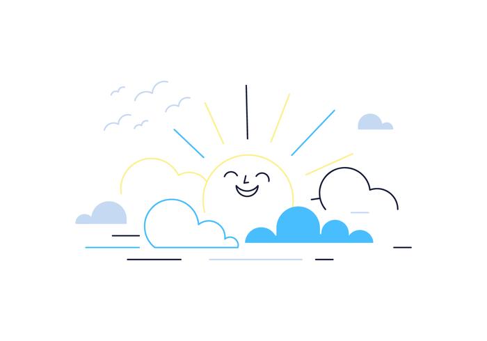 Cartoon Sun Vector