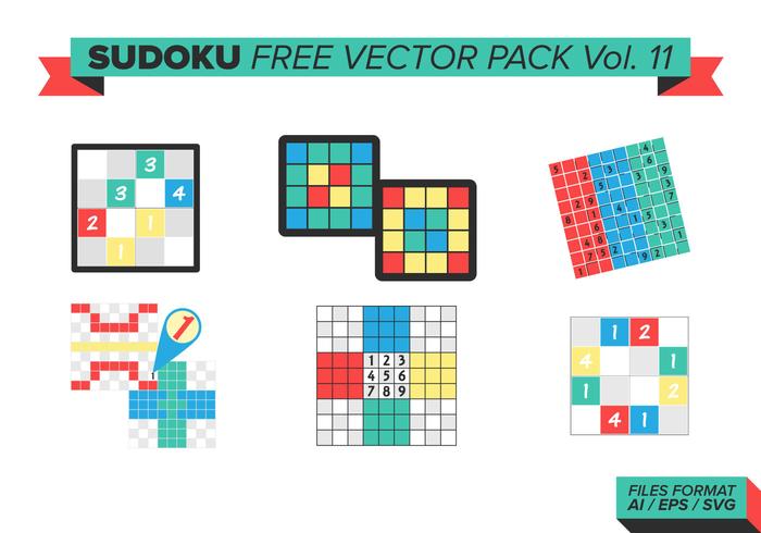 Sudoku Free Vector Pack Vol. 11 Sudoku Free Vector Pack Vol. 11