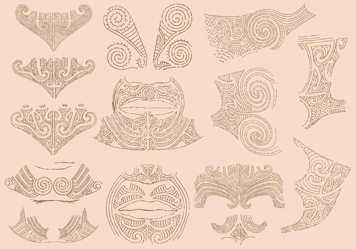 Maori Tattoos vector