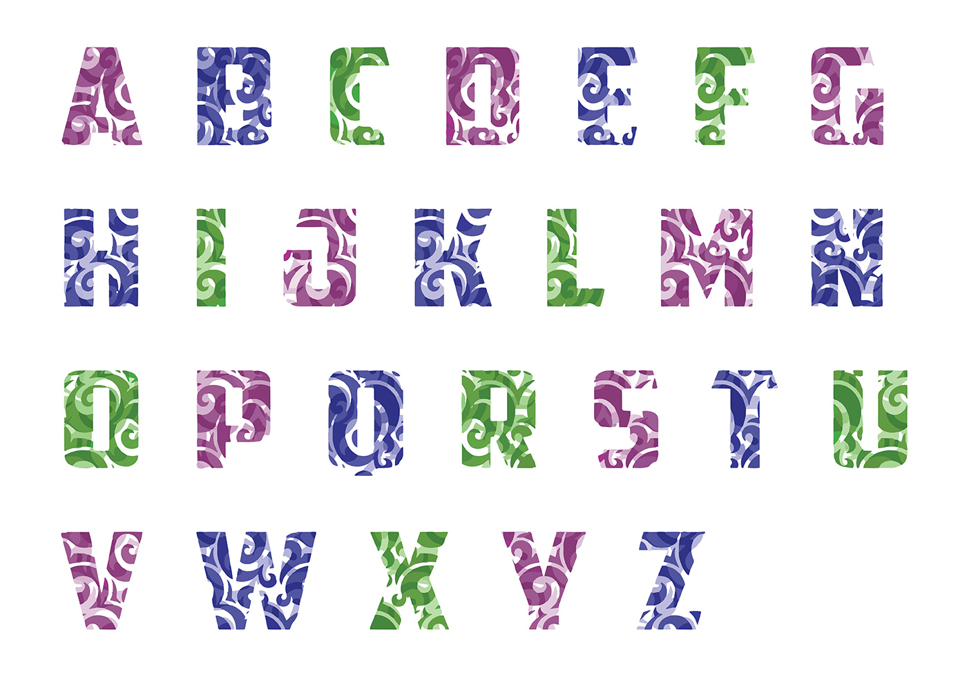 Download Swish Letras Vector Vector Pack - Download Free Vectors ...