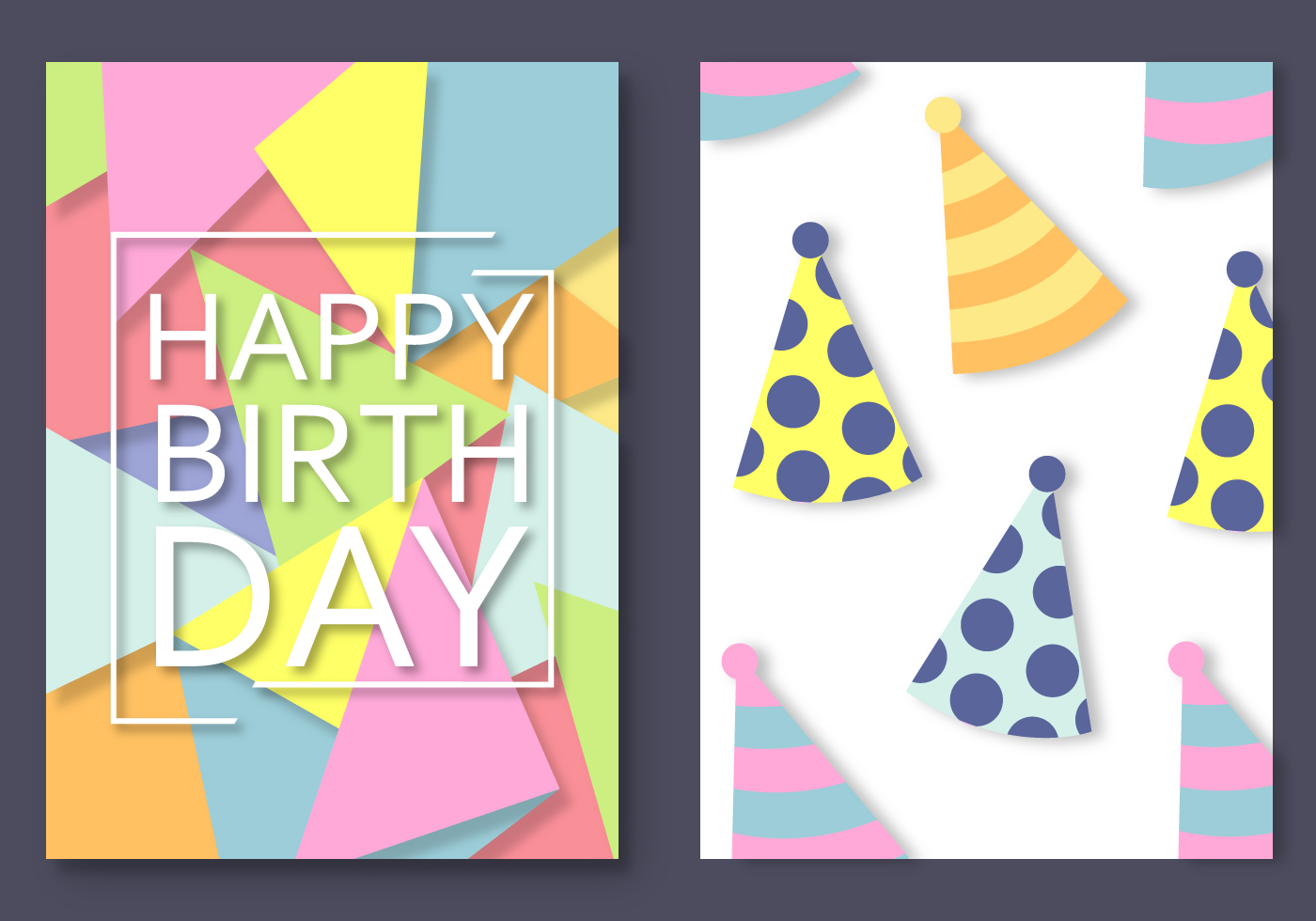 Download Free Happy Birthday Card Vector - Download Free Vectors ...