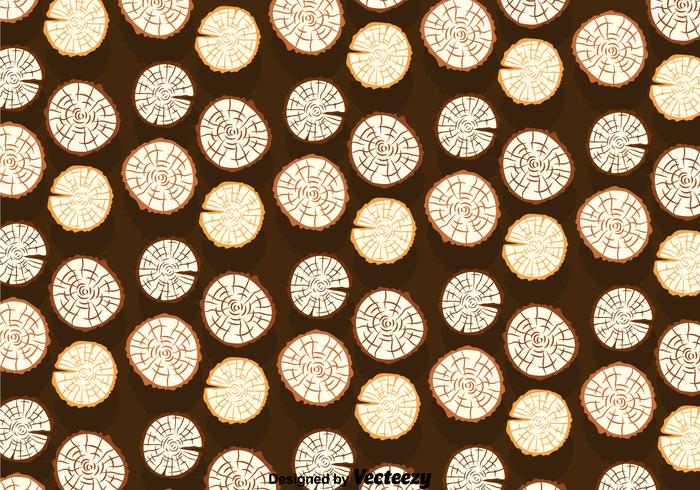 Wood Logs Pattern vector
