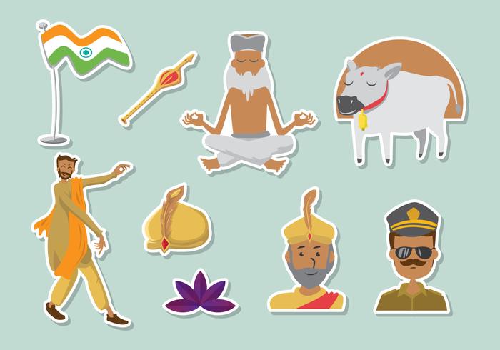 Free Bollywood Icons vector