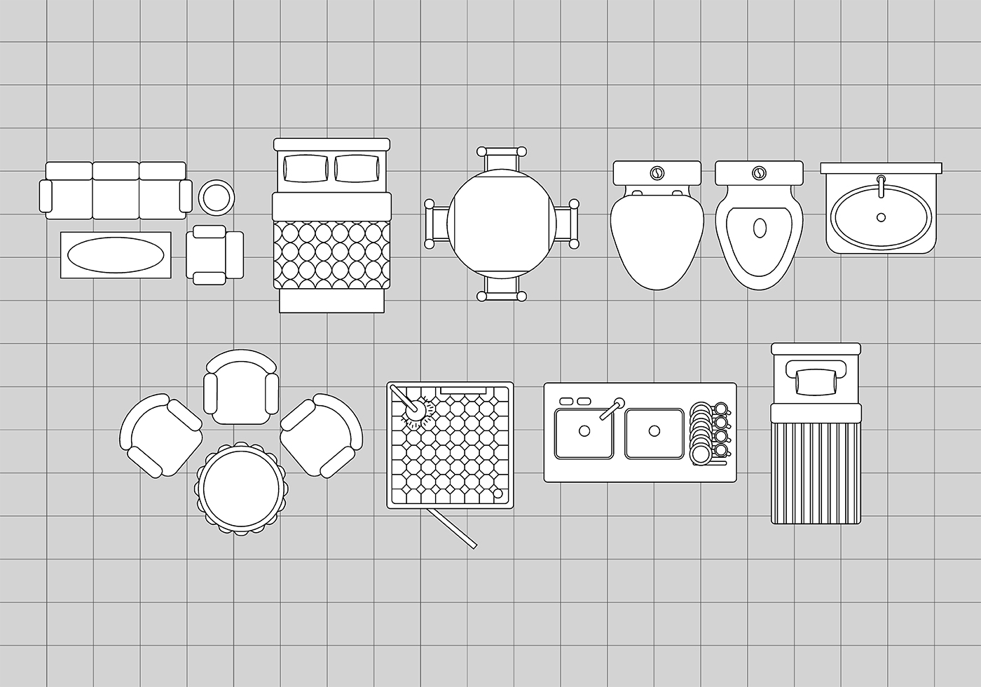 Floorplan Icons Download Free Vectors Clipart Graphics 