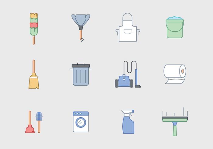 Free Cleaning Equipment Vector 