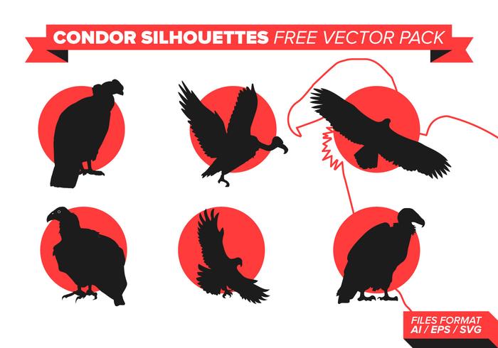 Condor Silhouette Free Vector Pack Condor Silhouette Free Vector Pack