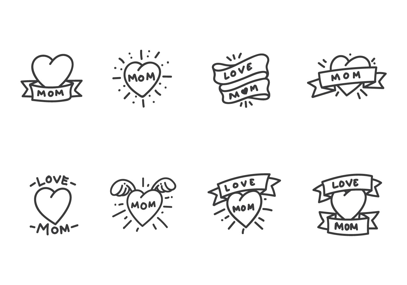 Download Classic Mom Tattoo Vectors 122103 - Download Free Vectors ...