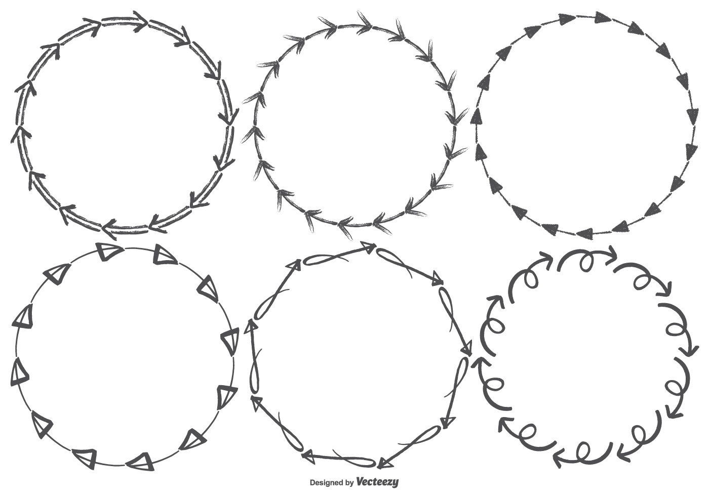 Download Sketchy Arrow Vector Frames - Download Free Vectors, Clipart Graphics & Vector Art