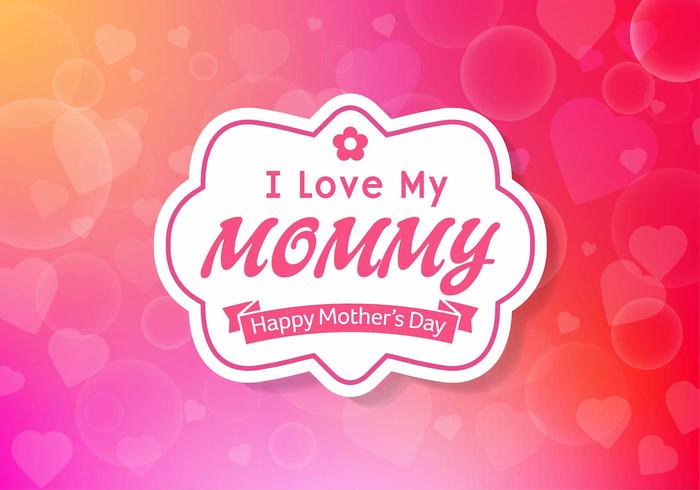 Free Mother27;s Day Background Vector