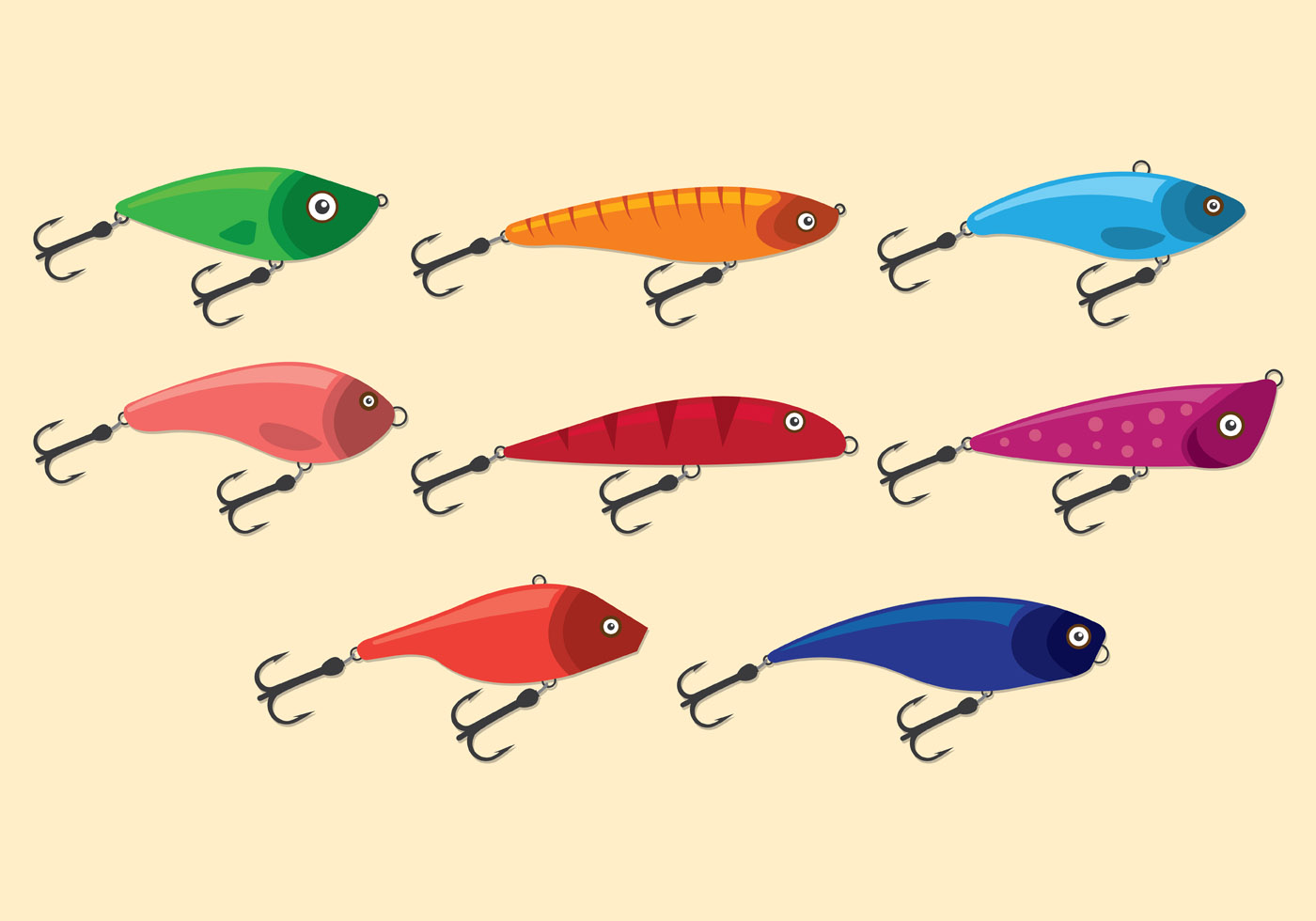 Download Fishing Lure Vector Icons - Download Free Vectors, Clipart ...