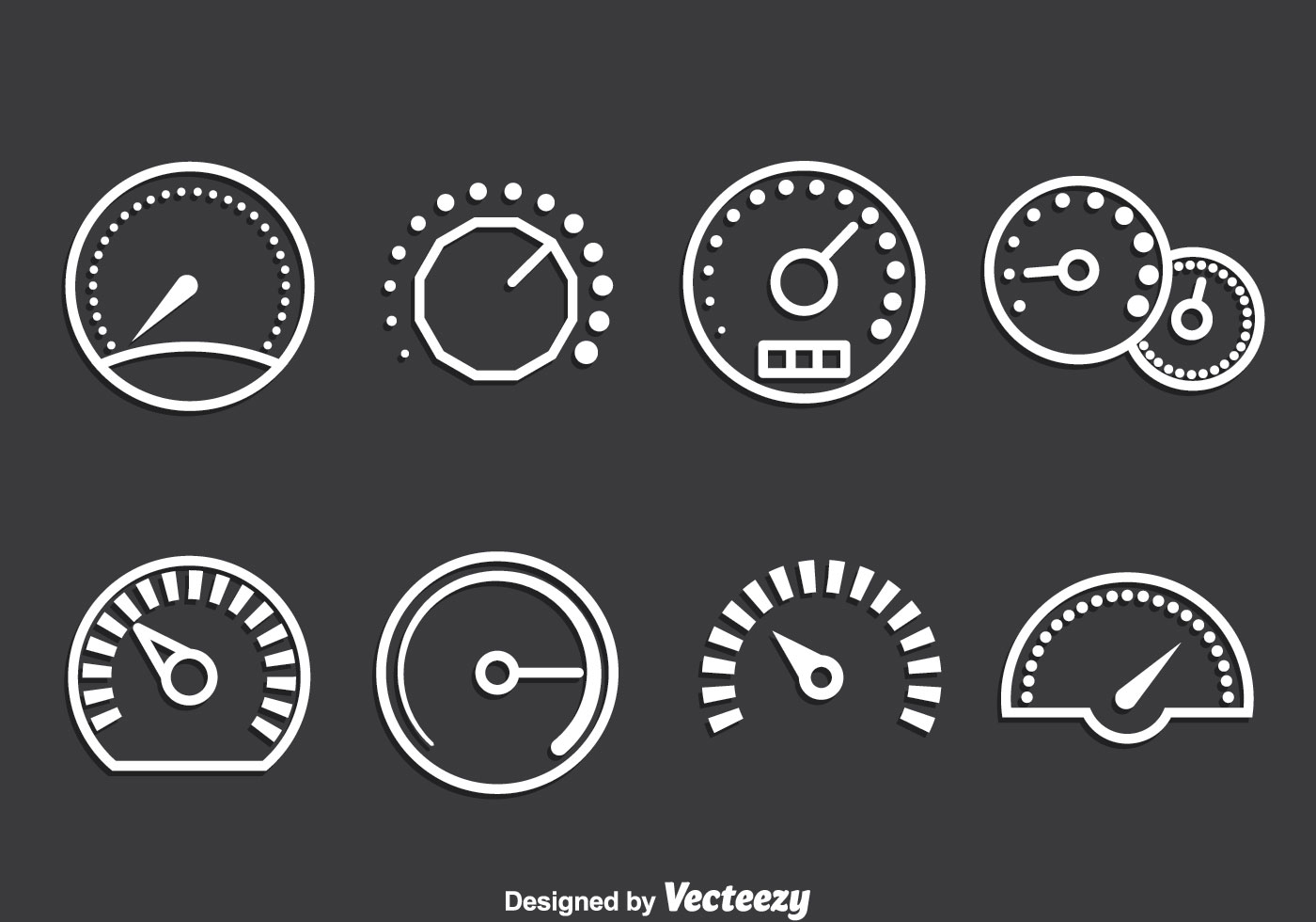 Meter Icons Vector Set 122227 Vector Art at Vecteezy
