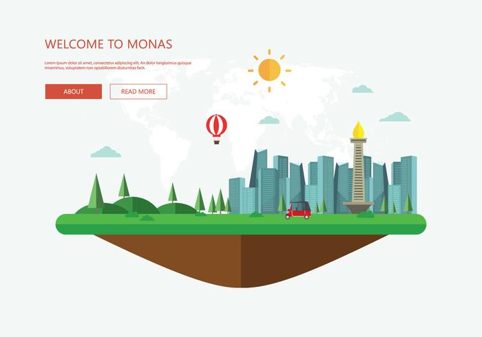 Free Monas Illustration vector