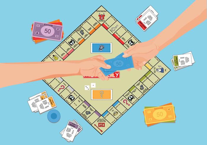 Free Monopoly Illutration vector