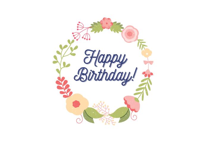 Birthday Card Illustration vector