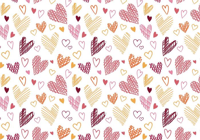 Free Hearts Pattern Vectors