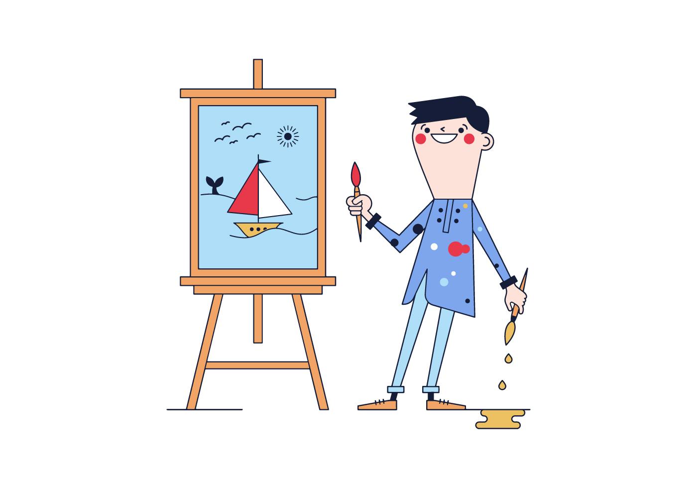 Artist Vector 122317 Vector Art at Vecteezy