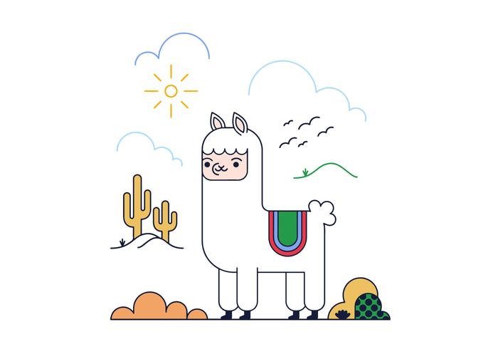 Free Alpaca Vector