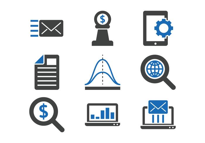 Marketing Icon Set vector