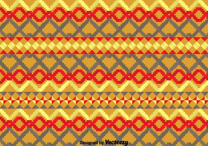 Geometric Ethnic Songket Pattern vector