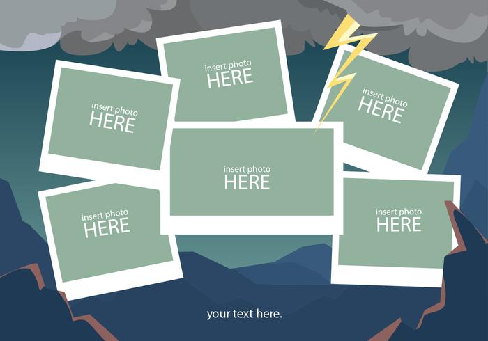 Storm Photo Collage Template Storm Photo Collage Template