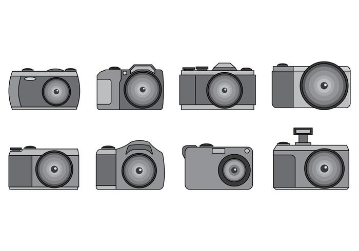 Set Of Camara Vector