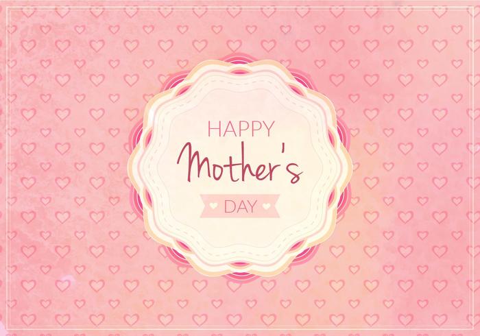 Free Vector Happy Moms Day Illustration