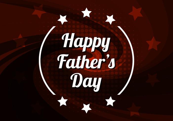 Free Vector Happy Father's Day Background Free Vector Happy Father's Day Background