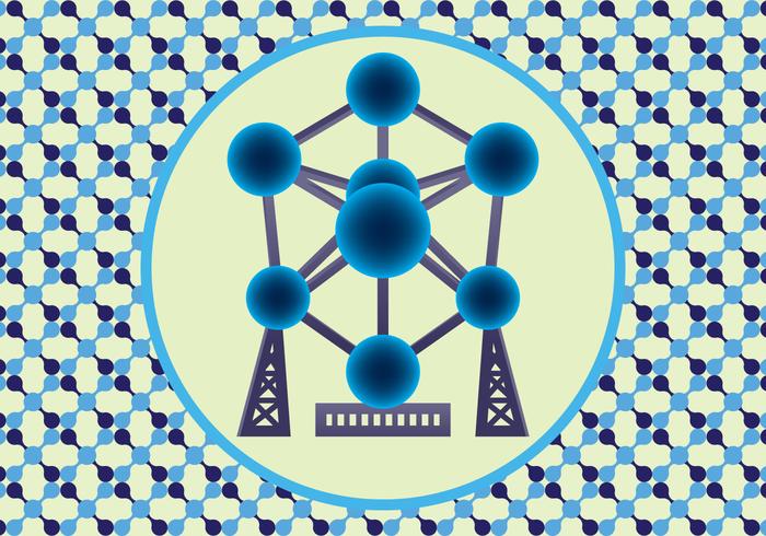 Atomium Vector Art