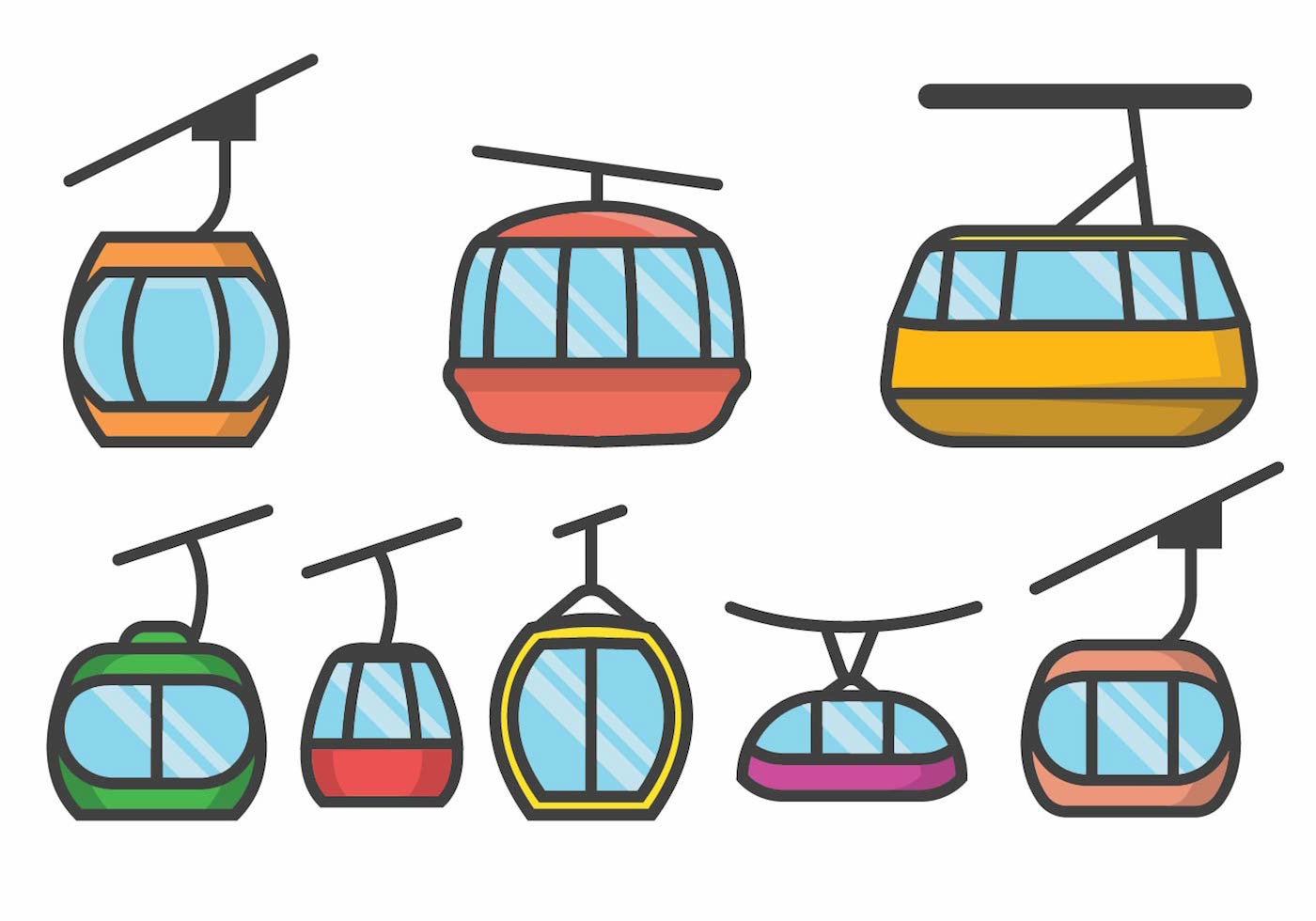 cable car illustration cable car illustration