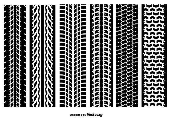 Marcas de los neumáticos Vector Texturas