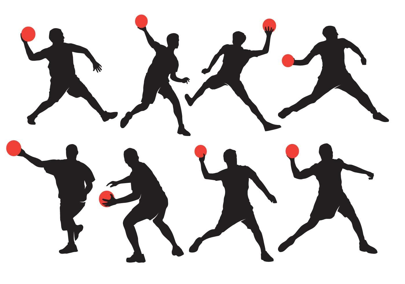 Dodgeball Silhouette Vectors 122639 Vector Art at Vecteezy