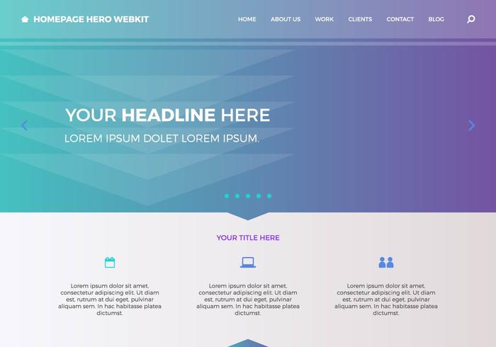 Free Homepage Hero Webkit 1 vector