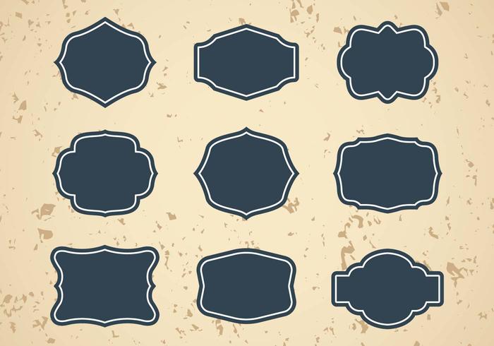 Vintage Frames or Cartouches Vector