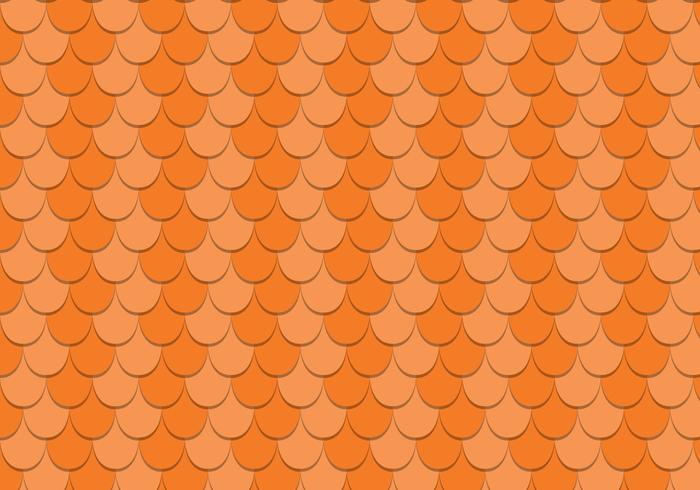 Scalloped Rooftop Vector Pattern