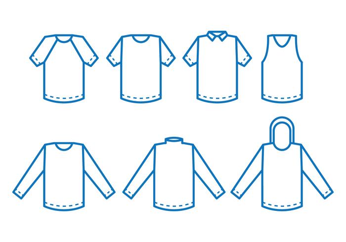 Raglan Line Icon vector