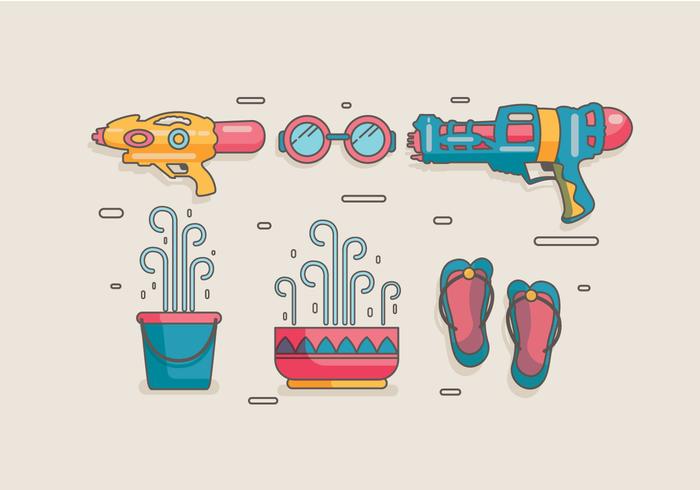 Songkran Vector