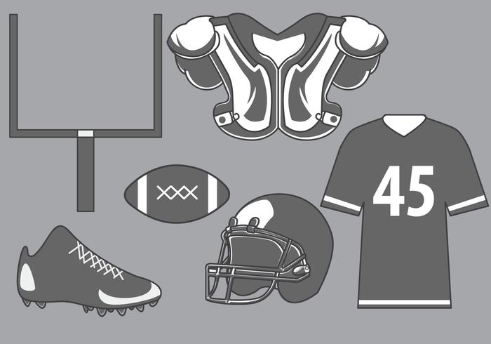 Football Equipment Vector