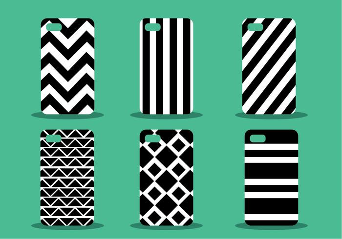 Phone Case Pattern Vector Set