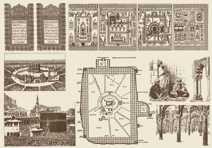 Islam-Elemente - Kostenlose Vektor-Kunst, Archiv-Grafiken 