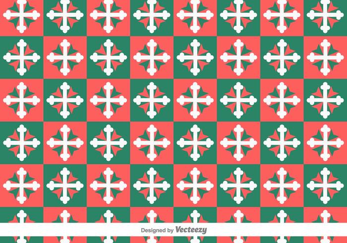 Maltese Cross Geometric Vector Pattern Maltese Cross Geometric Vector Pattern